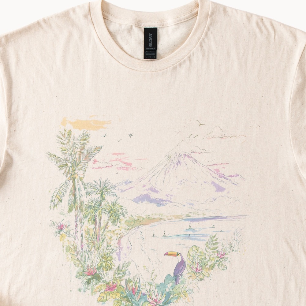 Tropical Nature Lover Boho Watercolor Tee